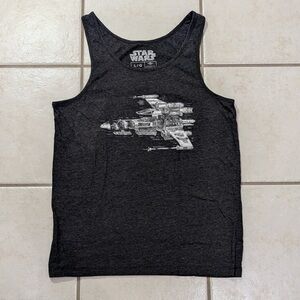 Size L Official Star Wars Men’s Racerback Tank Top 35% Cotton
